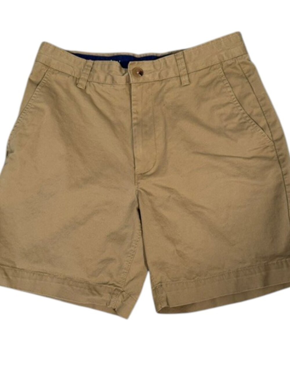 Crown & Ivy Motion Flex Men’s Khaki Chino Shorts Size 30 Stretch